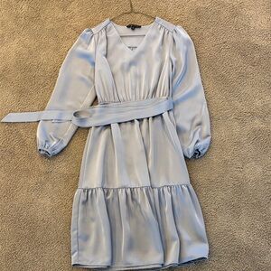 DownEast Light Blue Long Sleeve Dress